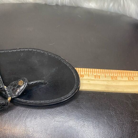 Cole Haan black thong leather sandals Flip Flops Woman’s Size 7.5B - Picture 10 of 10